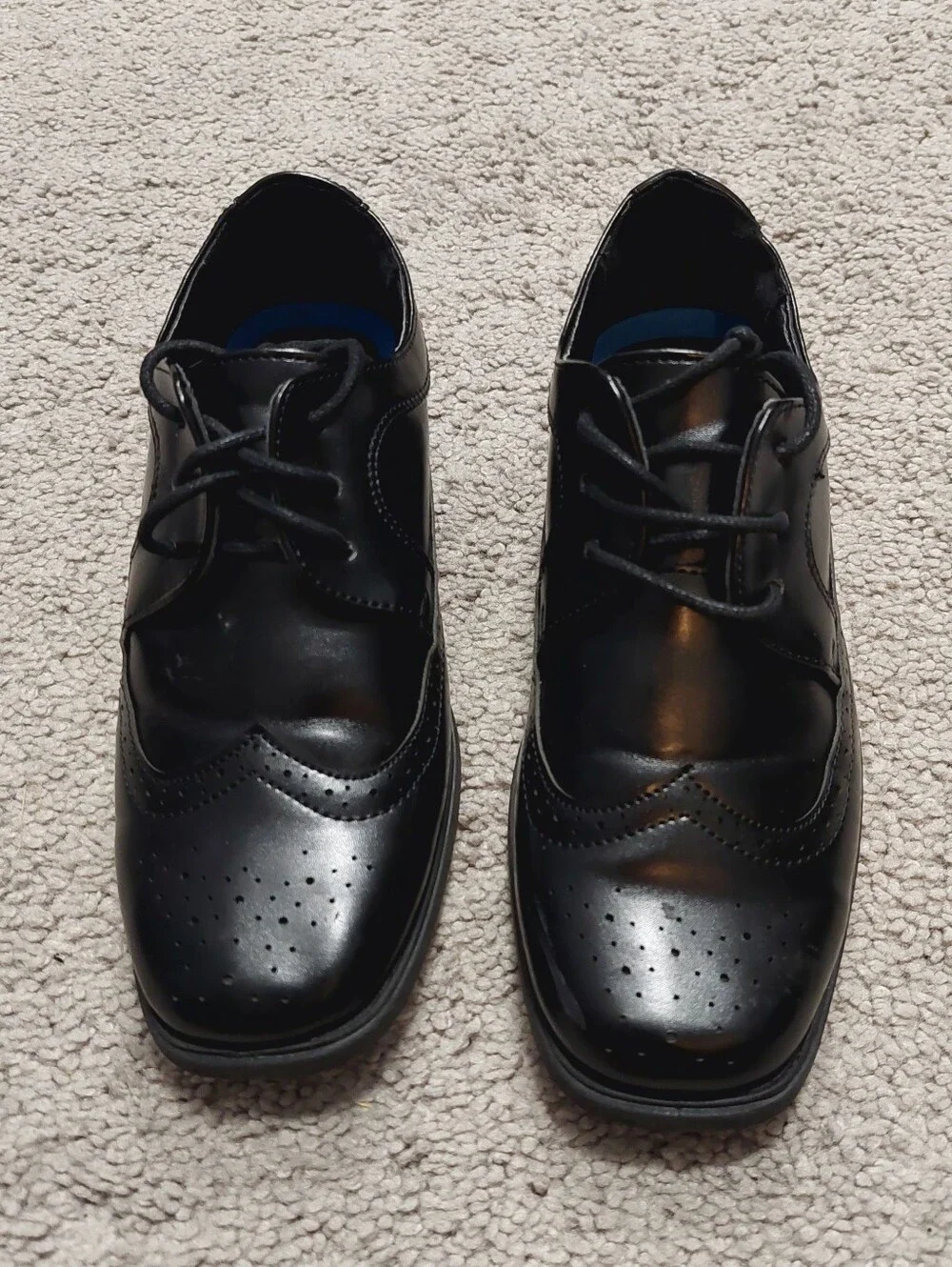 Josmo Boy's Dress Shoes Size 1 Black